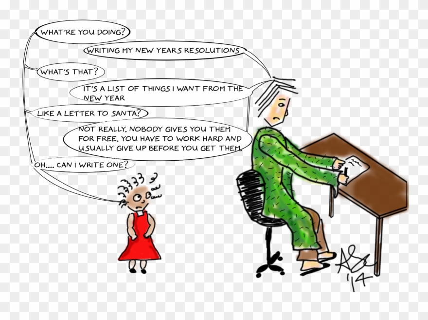 By Why Do We Make Even Make Resolutions Humans Must Clipart