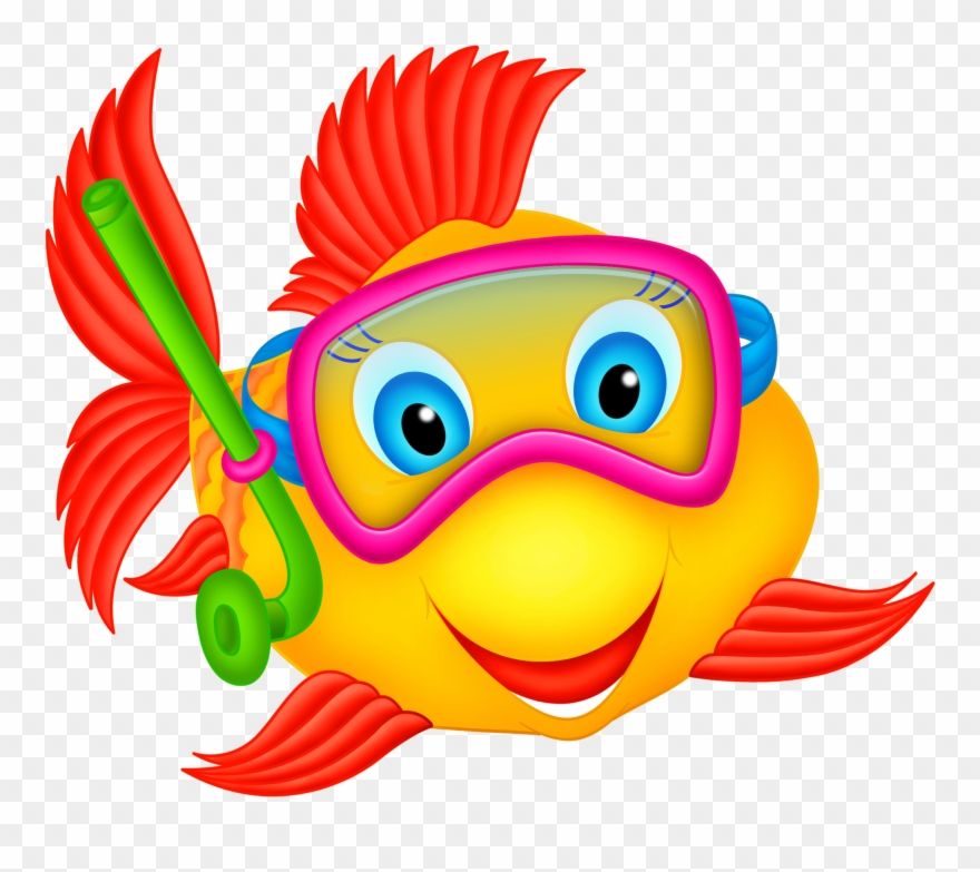 Раскраски Морские Обитатели Clipart