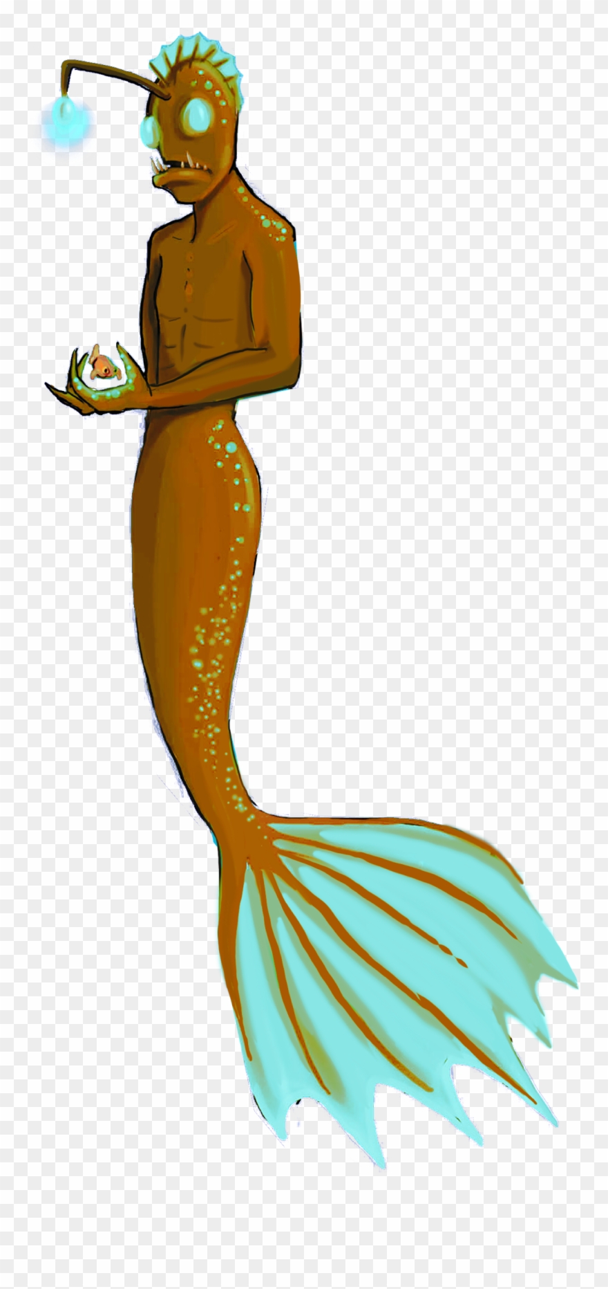 Becoming Angler, He Now Searches The Seas For Kraken Clipart