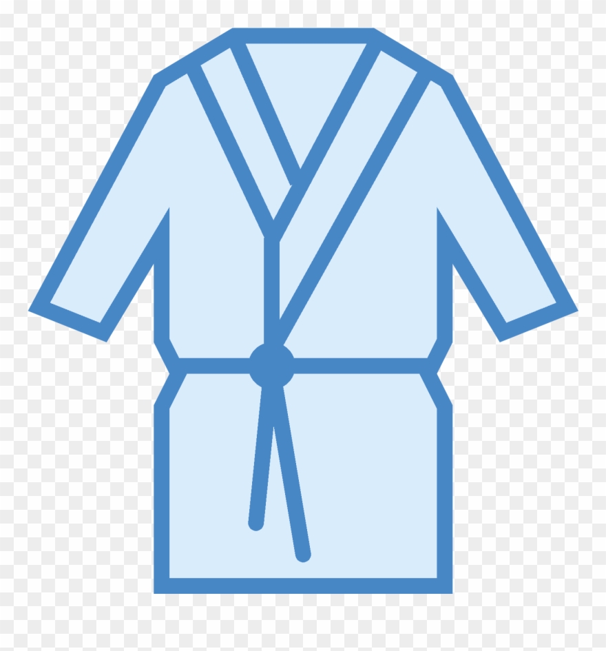 The Icon Looks Like A Bathrobe Laid Flat Clipart