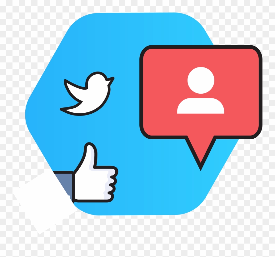 Social Media Management Clipart