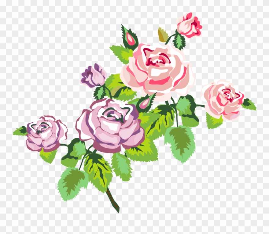 Shabby Flower Clipart 2 By Richard - Png Download