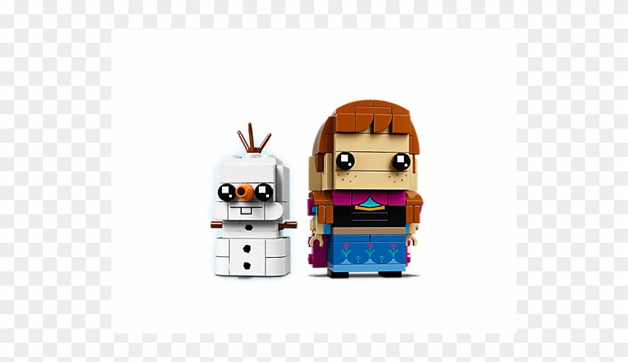 Brick Headz ~ Anna & Olaf Clipart