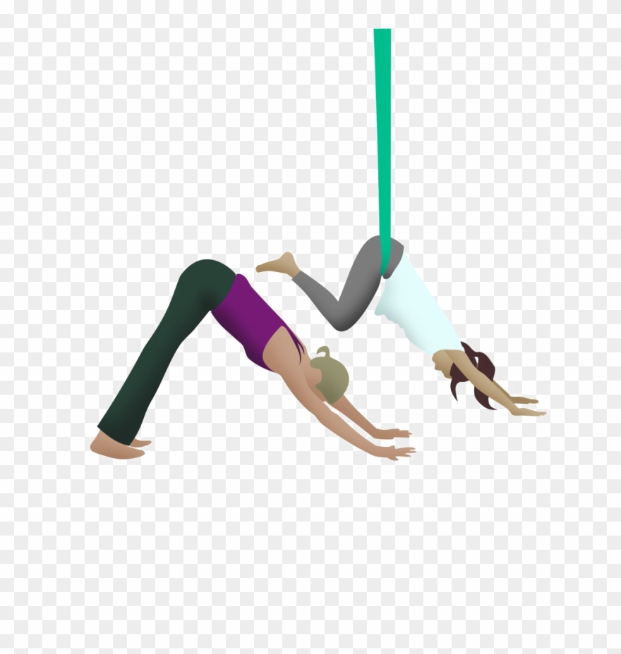 Aerial Yoga Pose Png Hd Quality Clipart