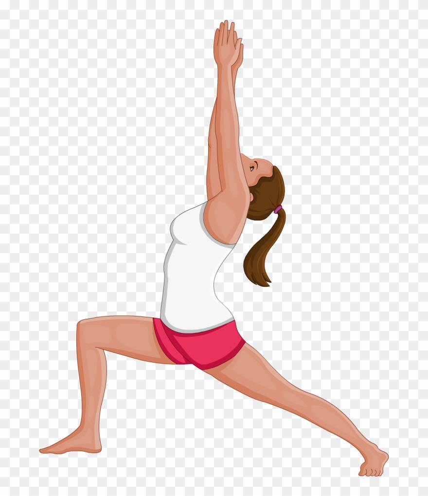 Yoga Pose Clip Art - Png Download