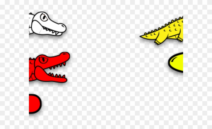 Crocodile Clipart Hungry Alligator - Png Download