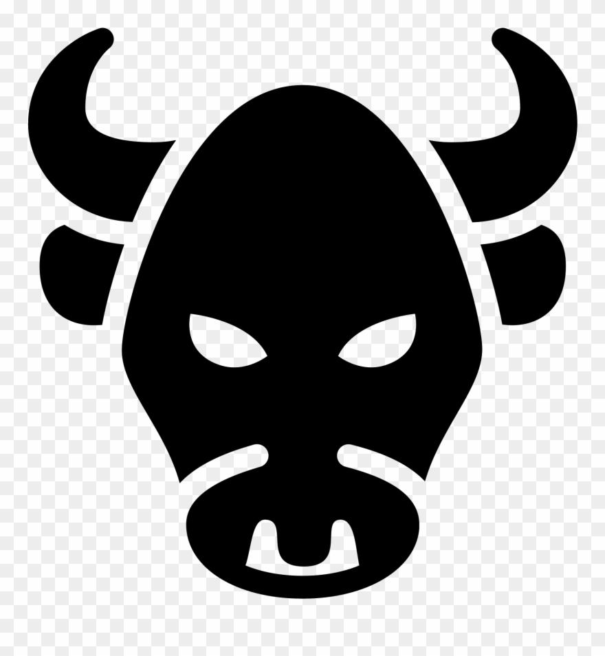 Year Of Ox Filled Icon Clipart