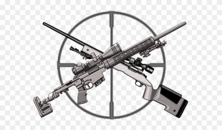 Sniper Clipart Crossed - Png Download