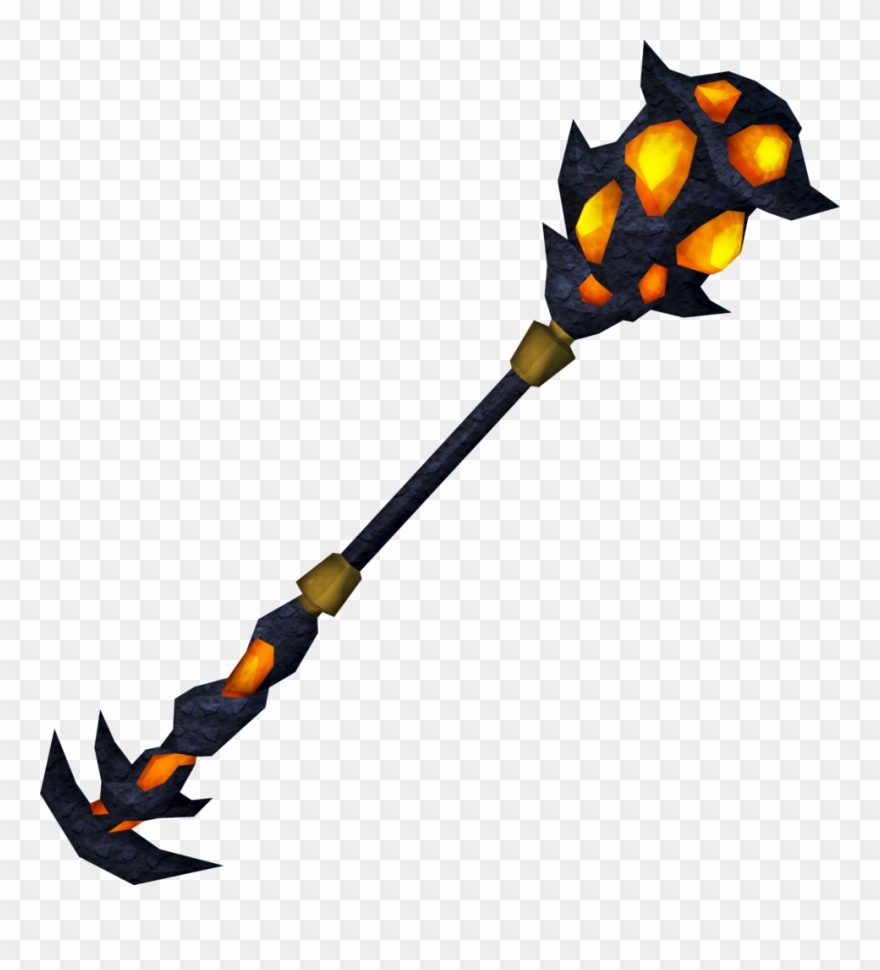 A Mystic Lava Staff Is The Second Most Powerful Lava Clipart