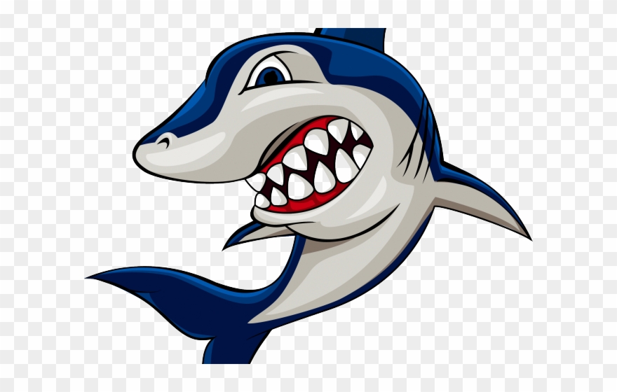 Great White Shark Clipart Dolphin - Png Download