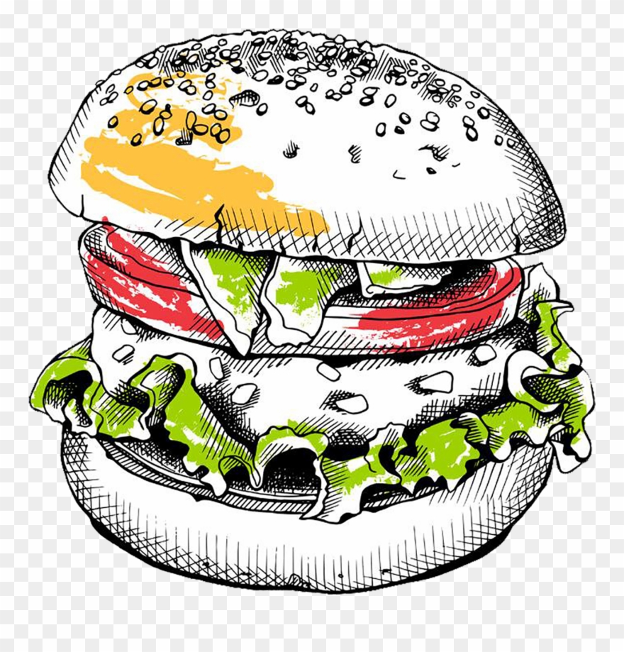Backyard Burger Clipart