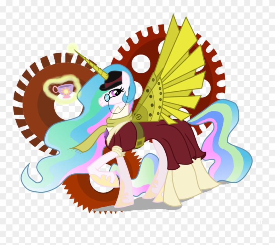 Princess Celestia Pony Vertebrate Cartoon Fictional Clipart
