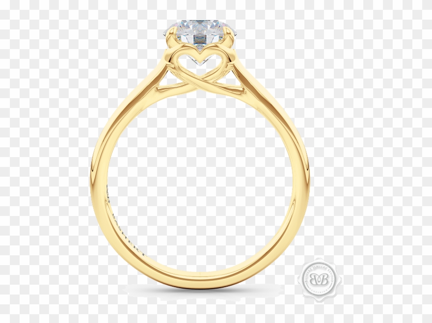 Clipart Heart Ring - Png Download