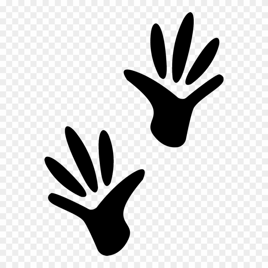 Shrew Tracks Rubber Stamp Clipart