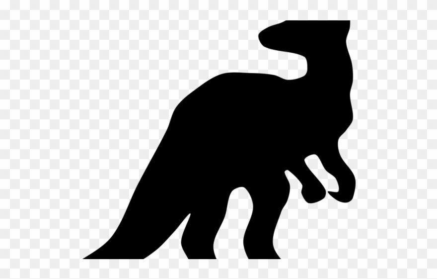 Stegosaurus Clipart Dinosaur Silhouette - Png Download
