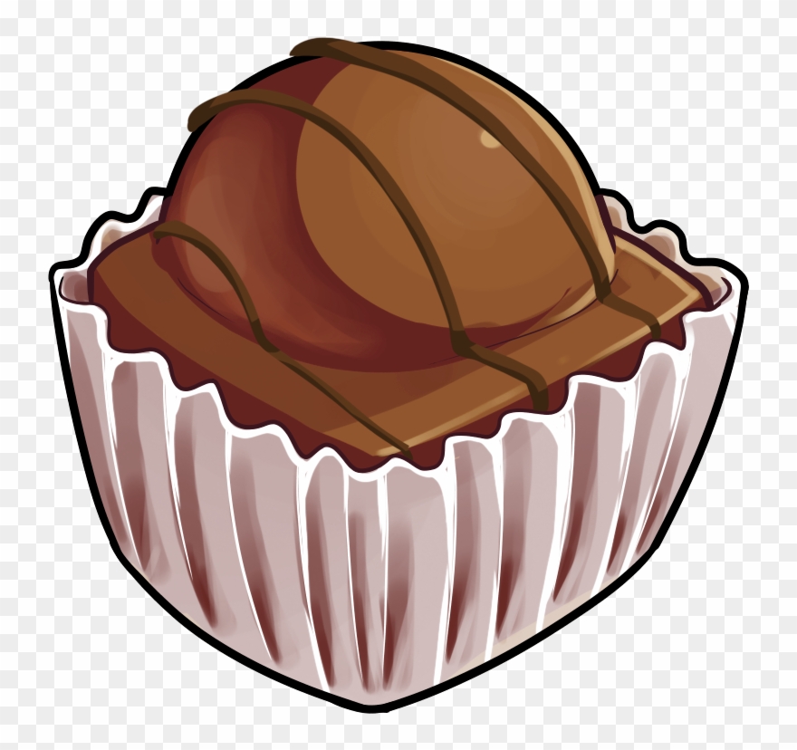 Chocolate French Fancy Cake Clipart