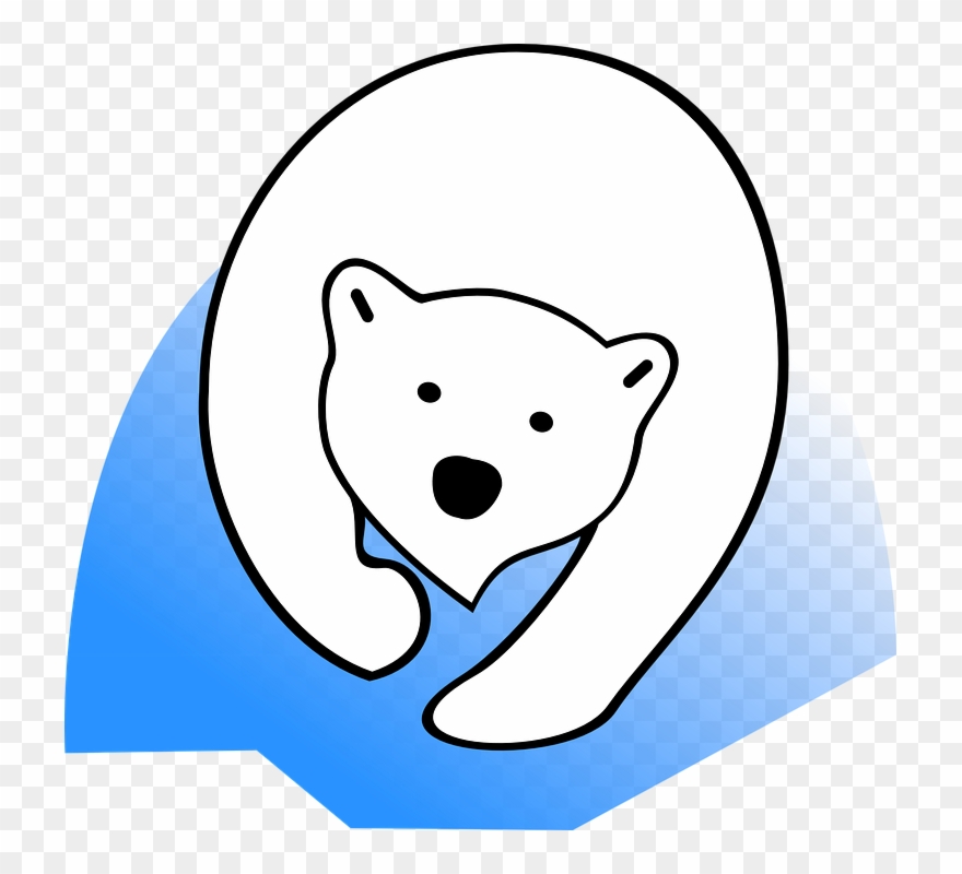 Clipart Of Arctic, Sip And Polar Bear The - Png Download