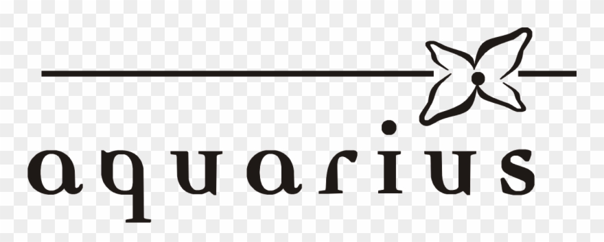 Aquarius Logo Black Clipart