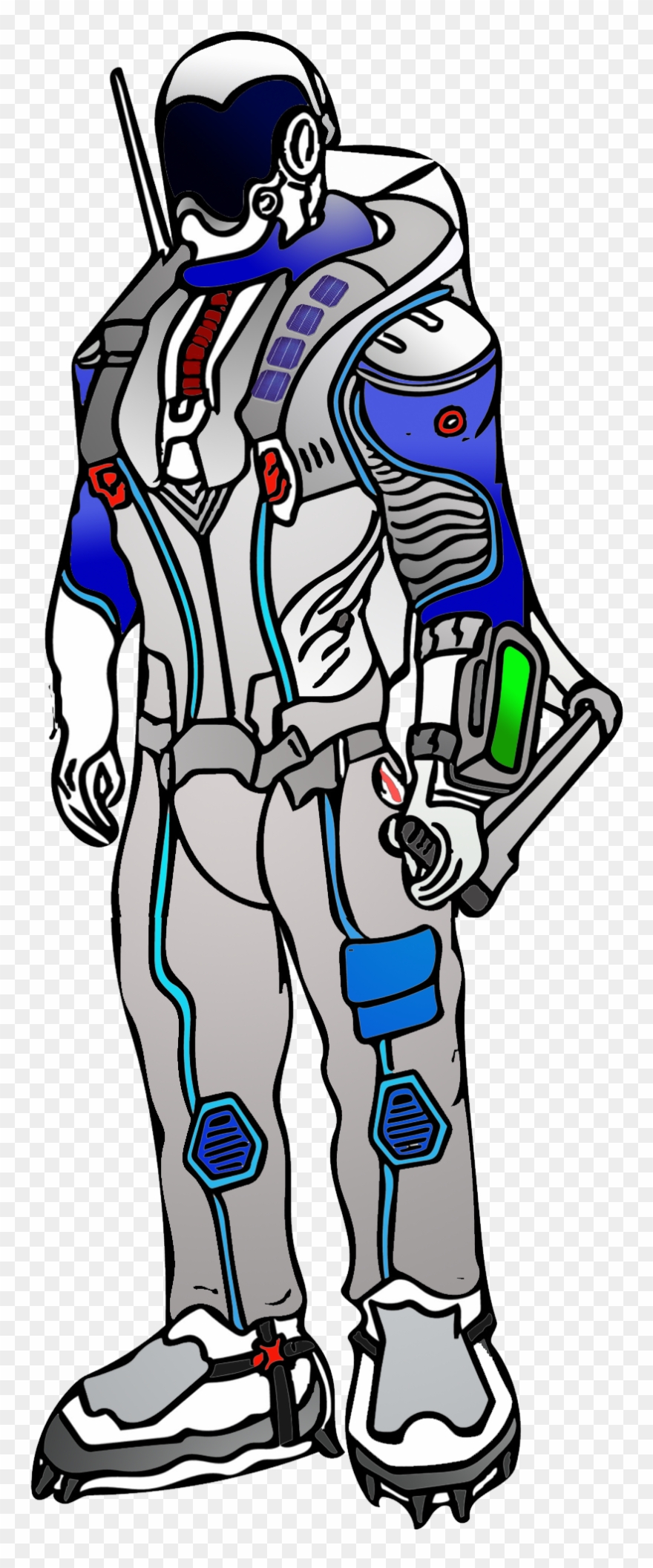 Upheaval Space Suit Clipart