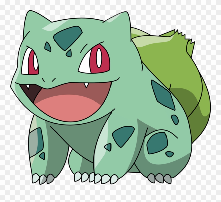 Bulbasaur Is A Grass Type Pokemon, It's Most Common Clipart