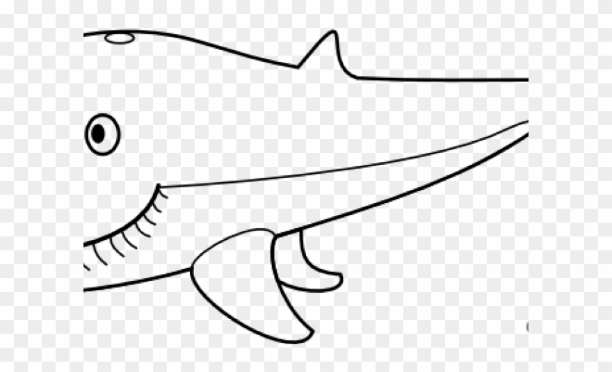 Whale Clipart Outline - Png Download