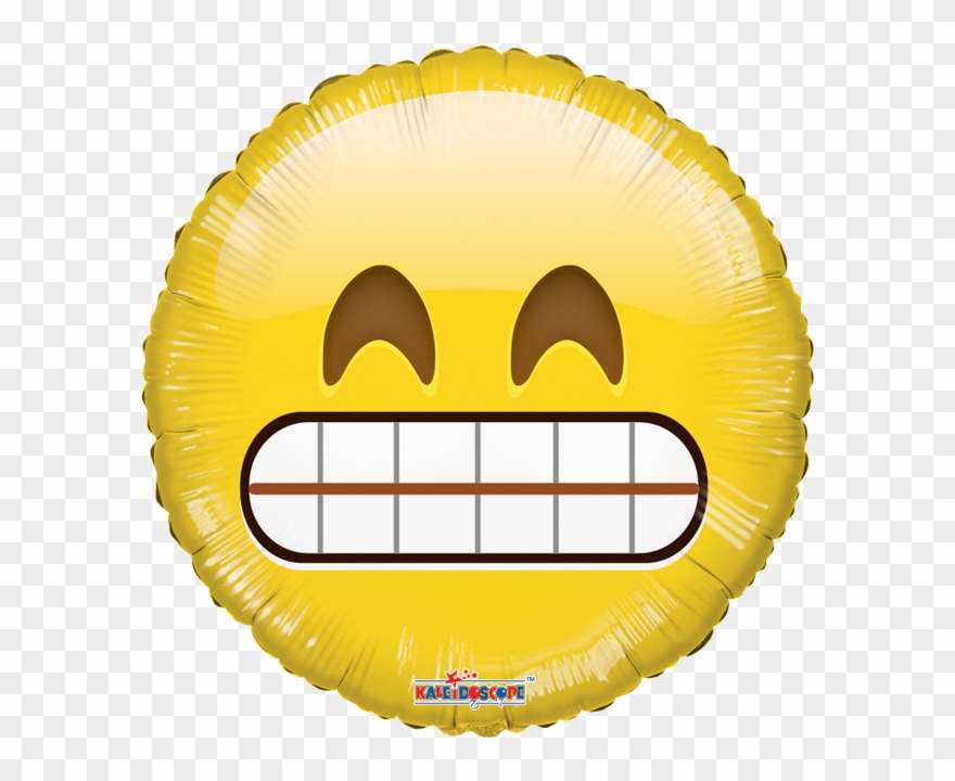 18" Smiley Teeth Balloons All American Balloons Clipart