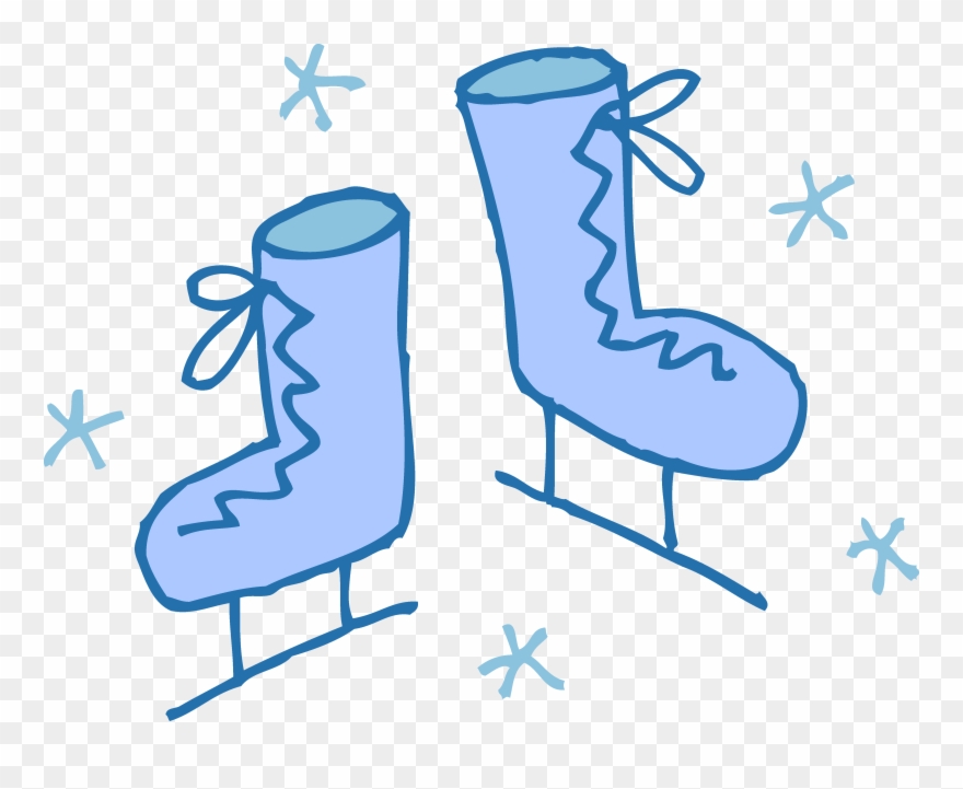46 Ice Skating Border Clip Art - Png Download