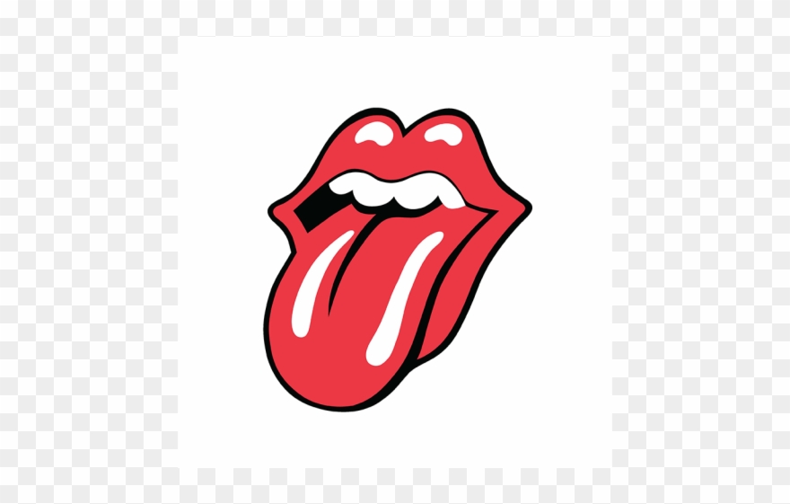 Tongue Clipart Rolling Stone - Png Download
