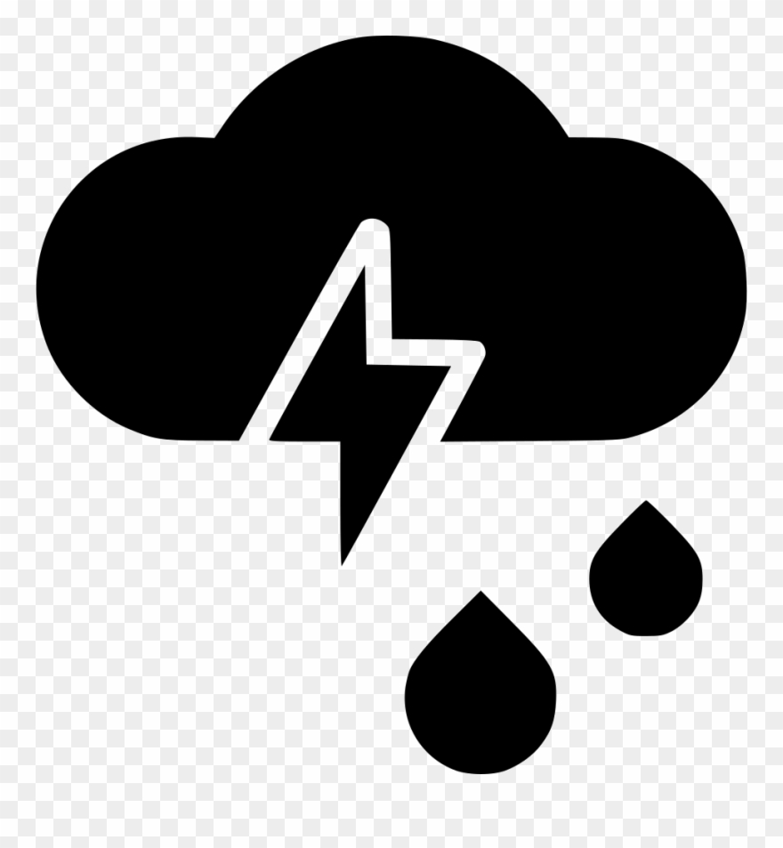 Thunderstorm Rain Lightnin Comments Clipart