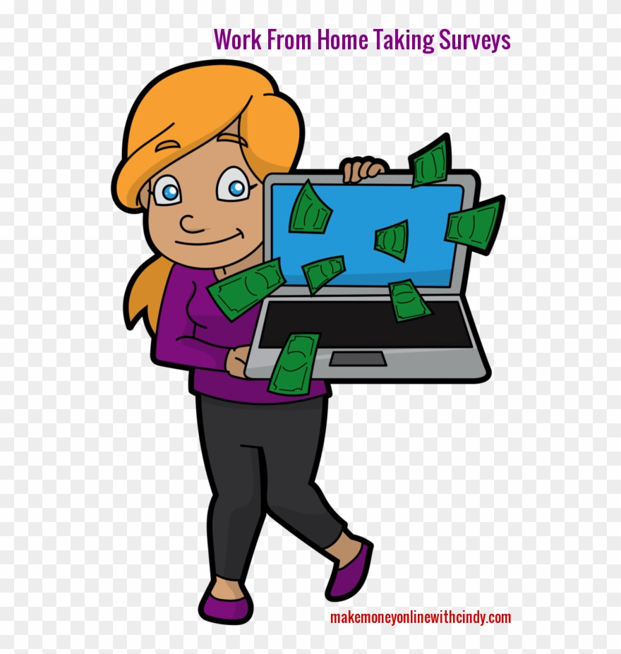 Work From Home Taking Surveys I Think You Will Agree Clipart