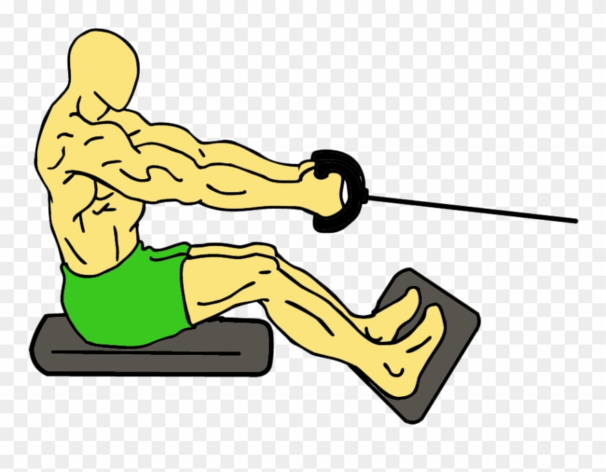 Lats Workout Clipart