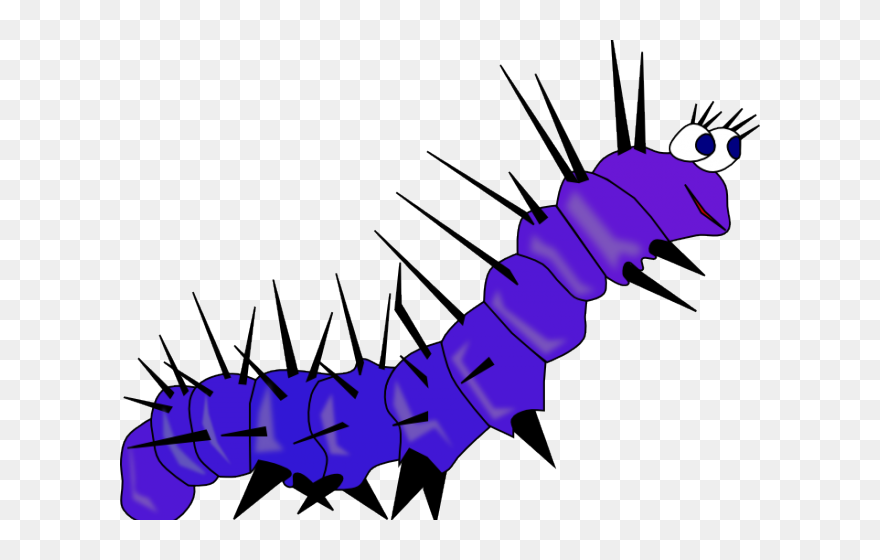 This Free Clip Arts Design Of Caterpillar Gusano - Png Download