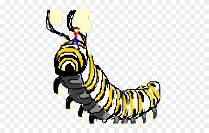 Caterpillar Clipart Ride - Png Download