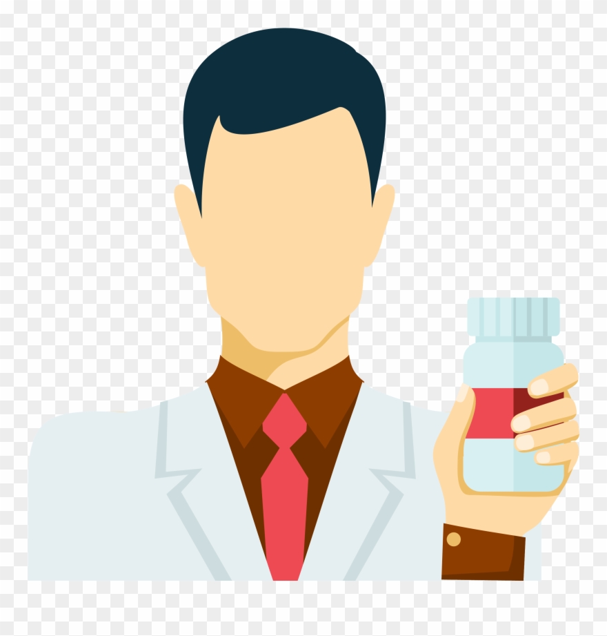 Physician Pharmacist Icon Clipart