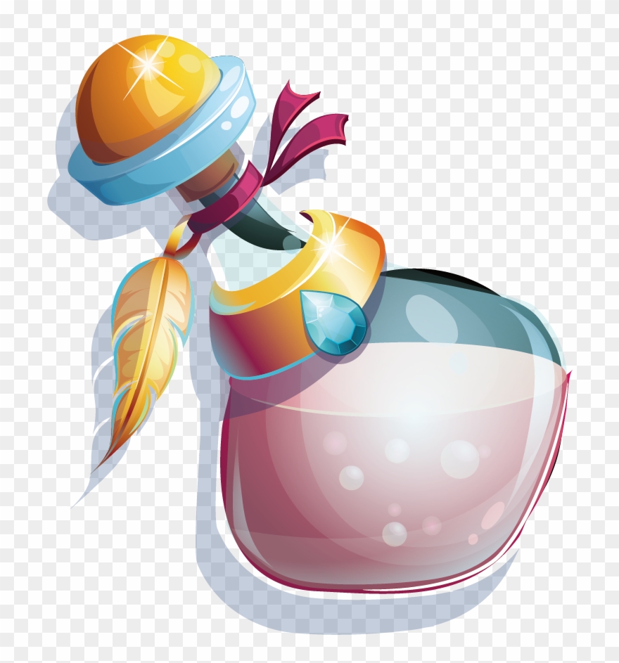 Bottle Glass Circle Exquisite Transprent Png Free Clipart