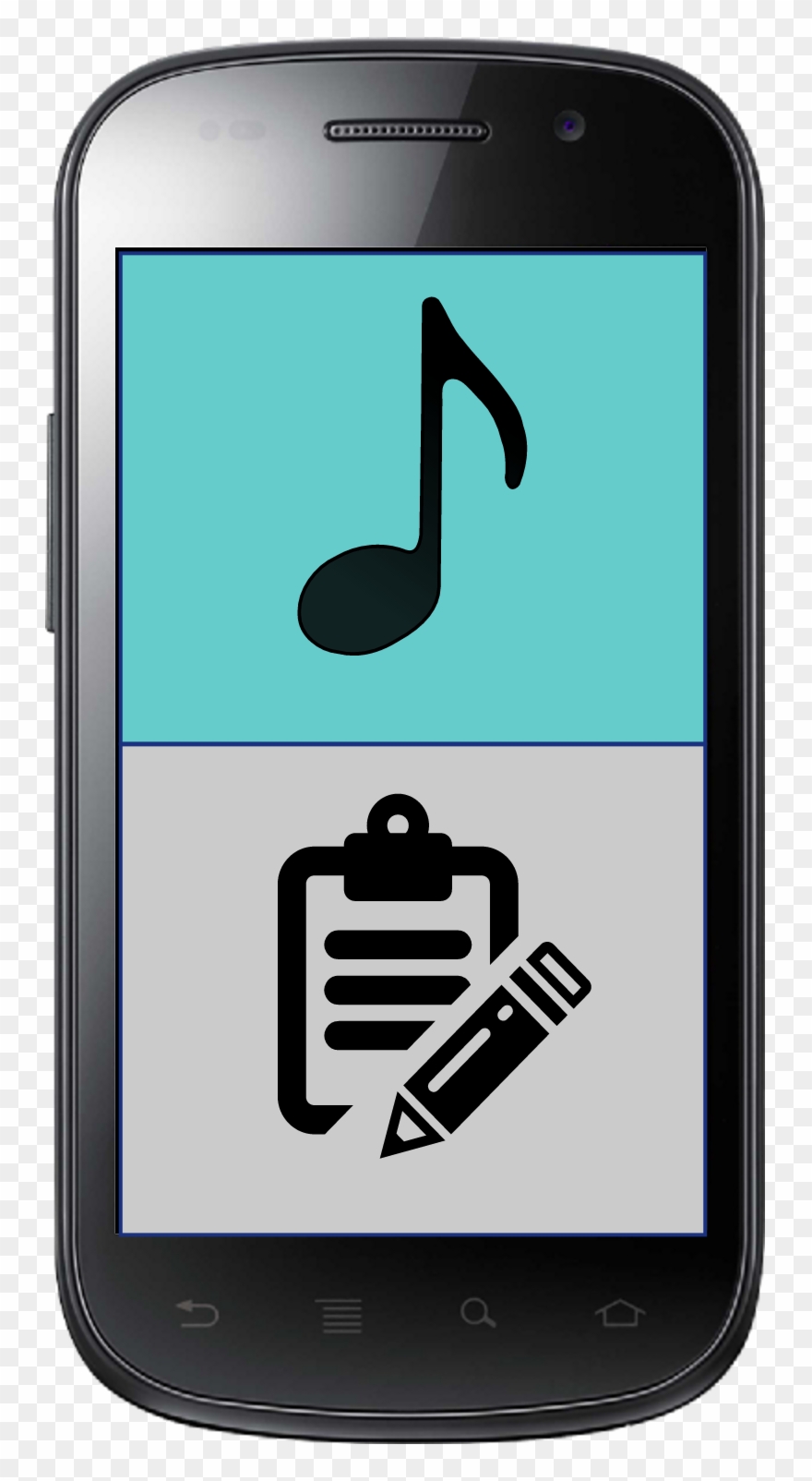 The Screen Allowing Users To Choose If They Are Musicians Clipart