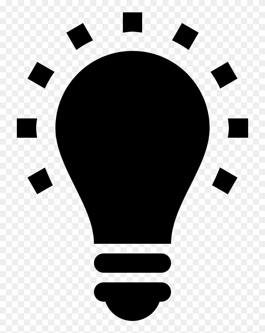 Light Bulb Clip Art Free Vector 4vector - Png Download