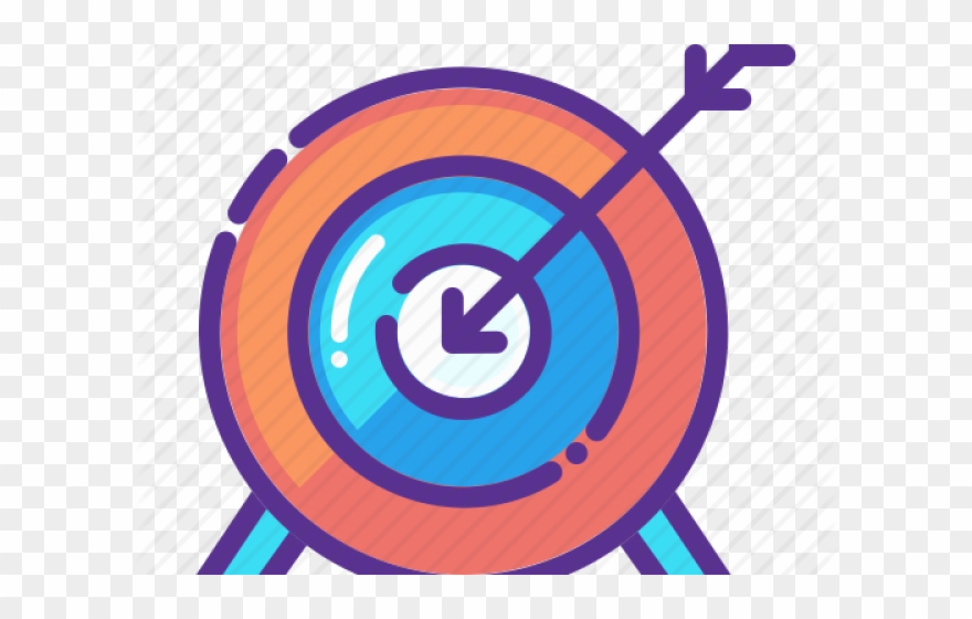 Archery Target Clip Art - Png Download