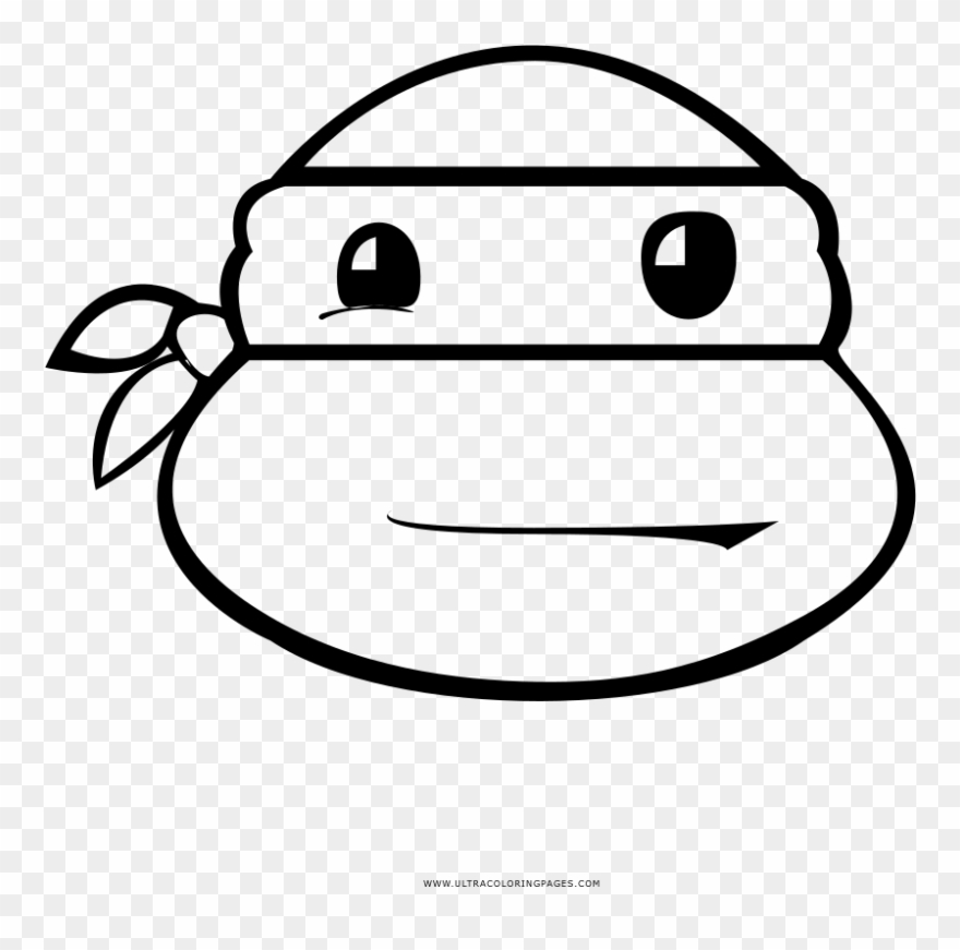 Ninja Turtle Coloring Page Clipart