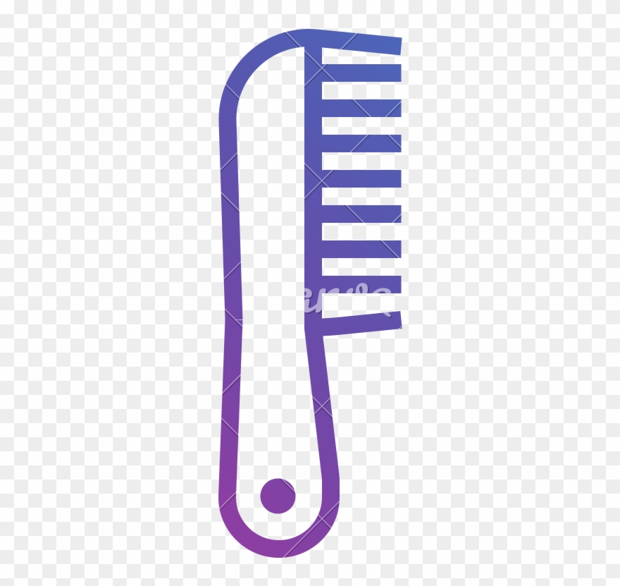 Comb Clipart Purple - Png Download