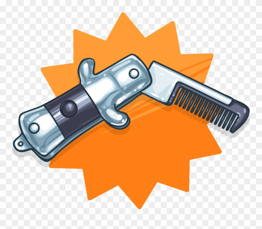 Moustache Comb Clipart