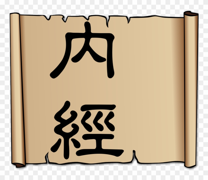 Nei Jing Scroll Clipart