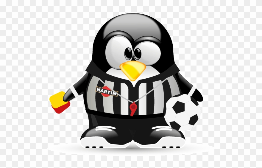 Tux Arbitre Clipart