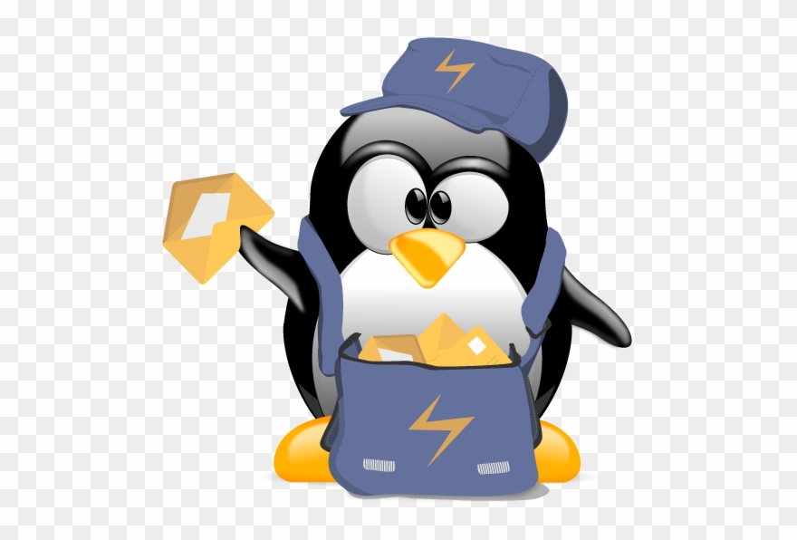 Tux Facteur Clipart