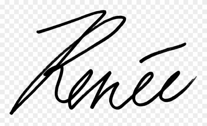 Renee Signature Clipped Rev - Png Download