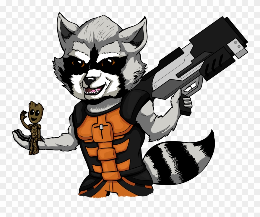 Rocket Raccoon Clipart