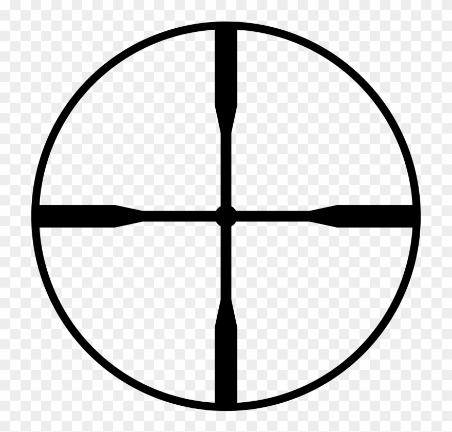 Crosshair Vector Clipart