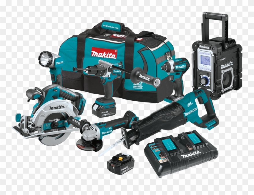 Xt705pt 18v Lxt® Lithium Ion Brushless Cordless 7 Pc Clipart