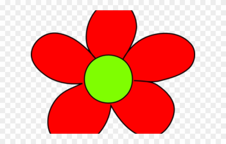 Red Flower Clipart Scooby Doo - Png Download