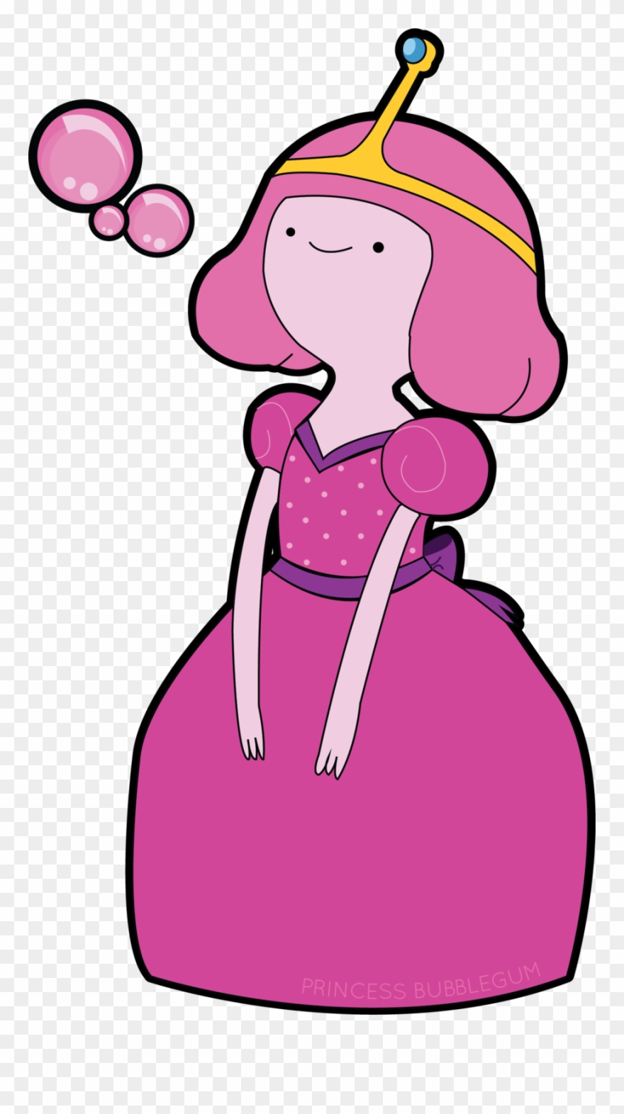 Princess Bubble Gum Clipart